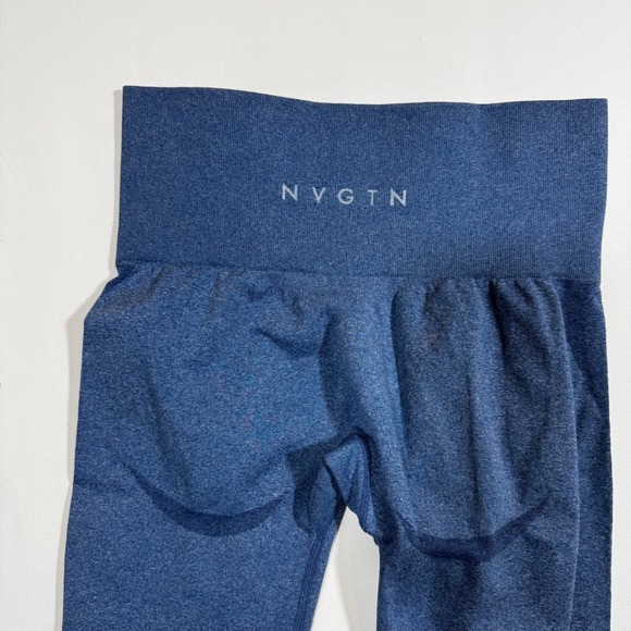 NVGTN Mid Rise Contour Seamless Compression Leggings S Set of 2 Yoga Workout Gym - Picture 6 of 8